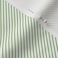 Diagonal Stripes (Merry) Green on White