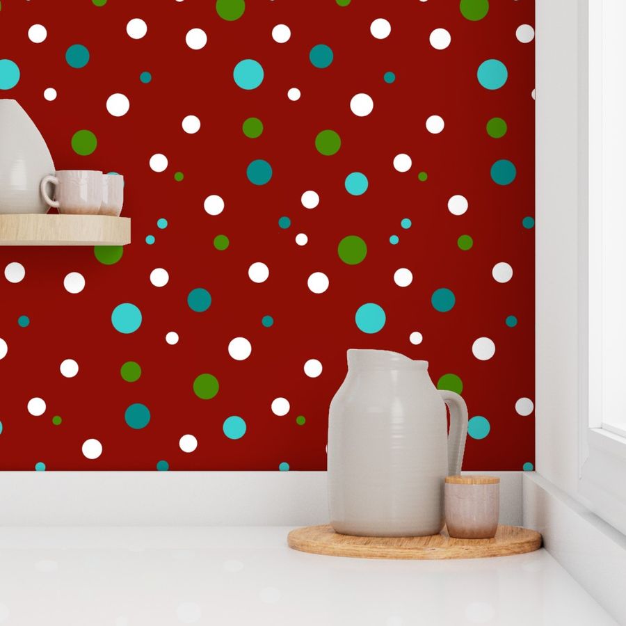 Holiday Dots - Red