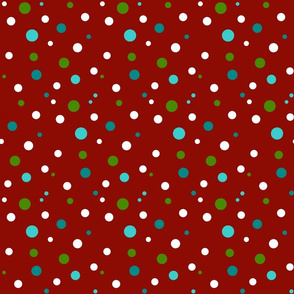 Holiday Dots - Red