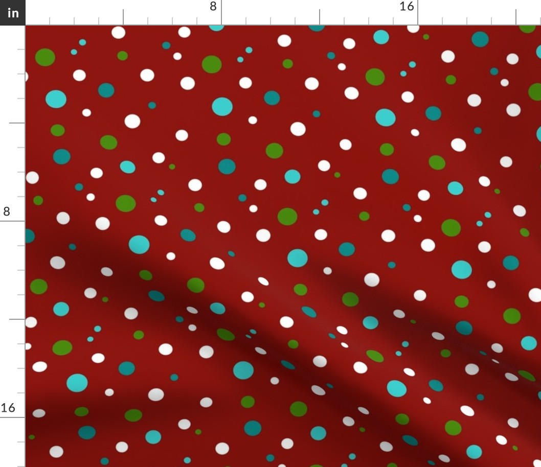 Holiday Dots - Red