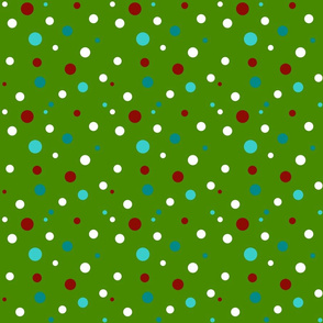 Holiday Dots - Green