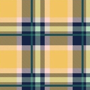 Blue and Yellow Plaid V.04