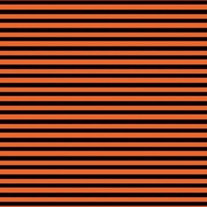 Halloween stripes - Orange and Black - extra small scale