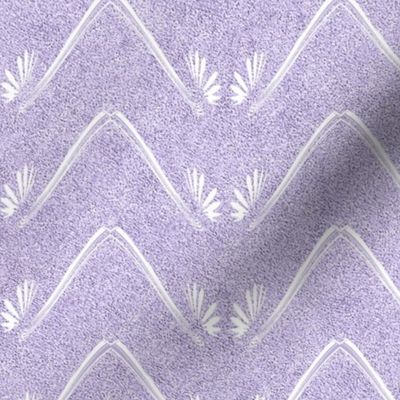 Petal Chevron in Velvety Lilac 