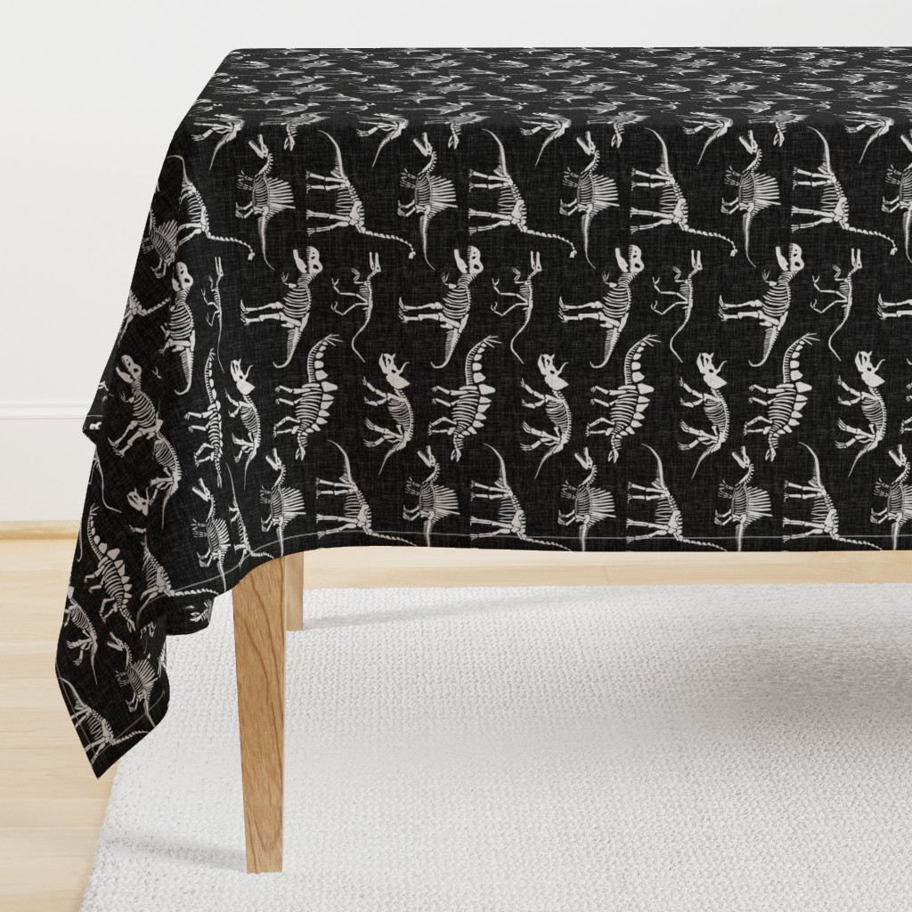 Dinosaurs  - Linen Texture