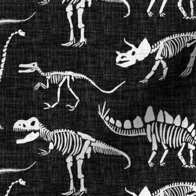 Dinosaurs  - Linen Texture