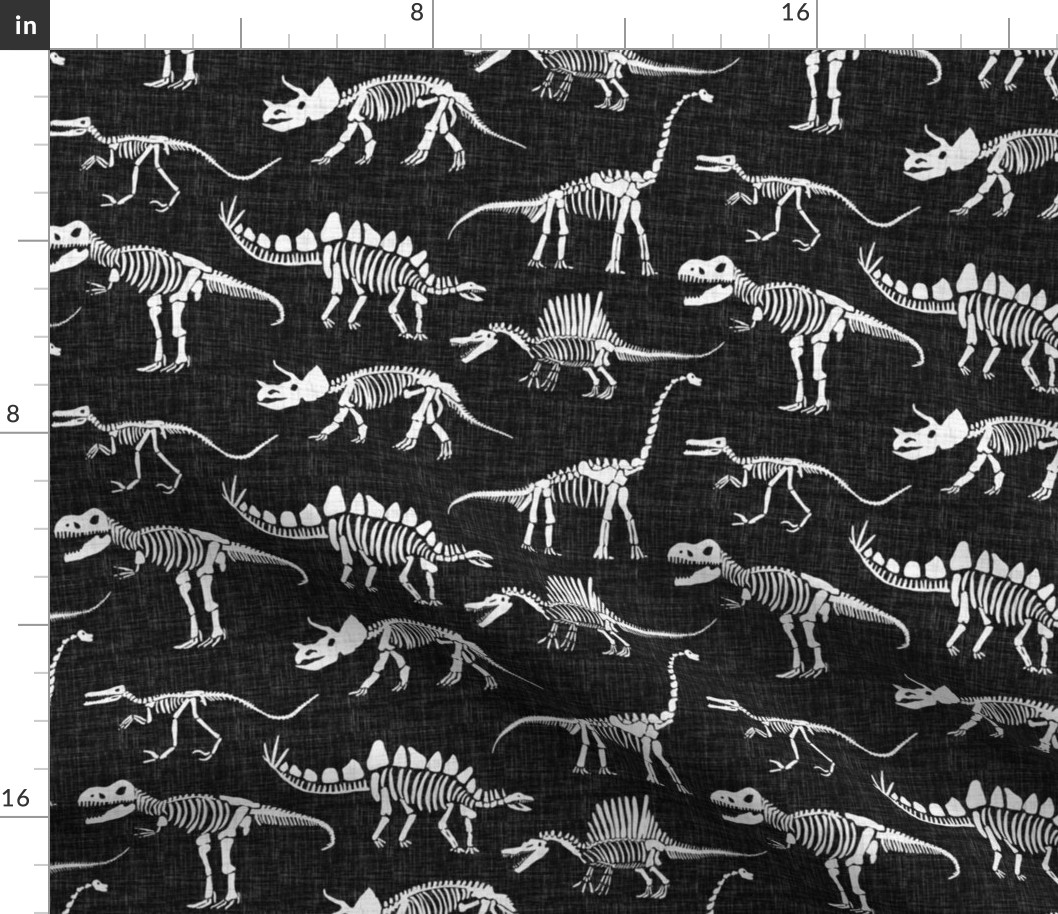 Dinosaurs  - Linen Texture