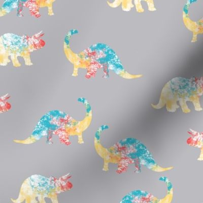 Splatter Paint Dinosaurs