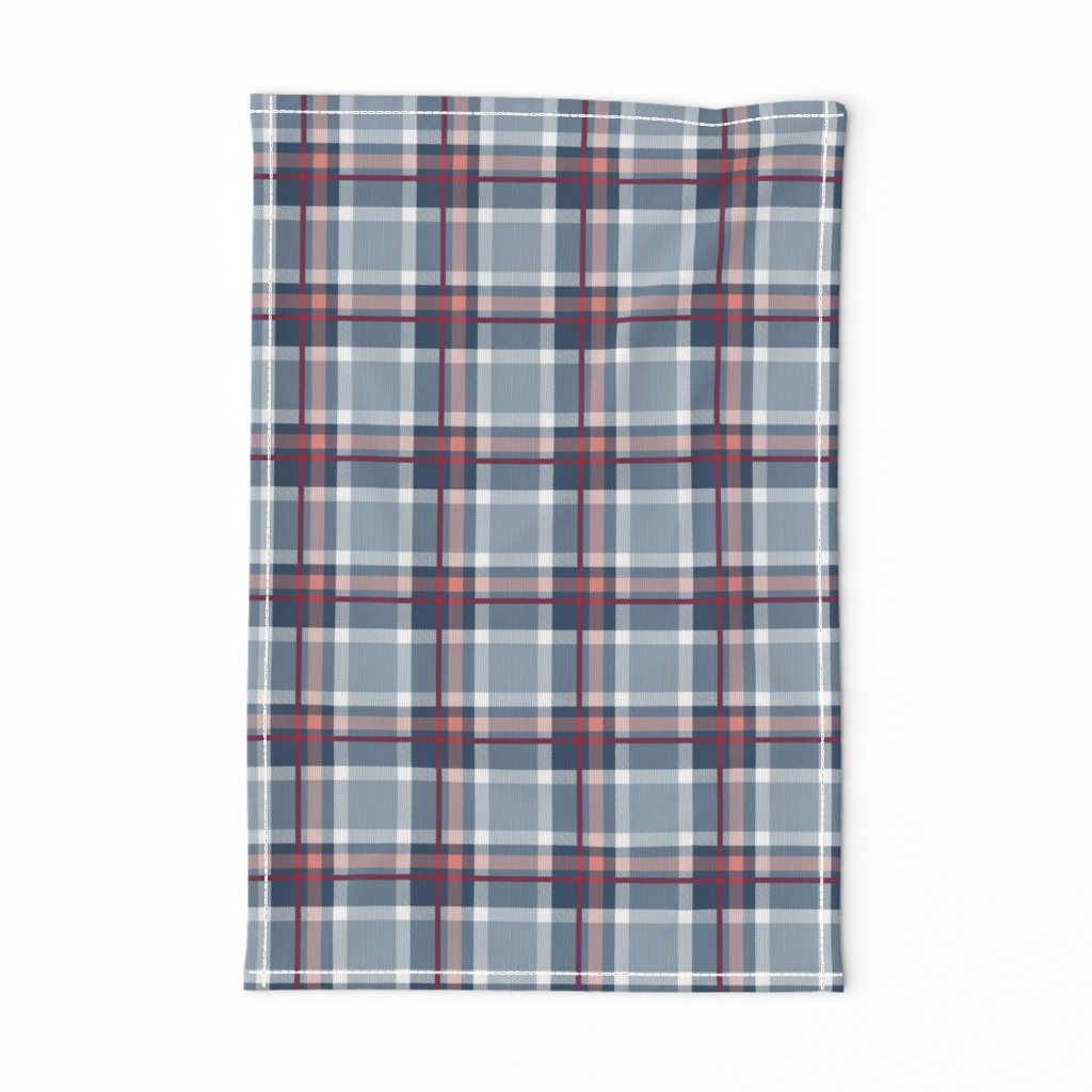 HotPink and Pale Blue Plaid V.01