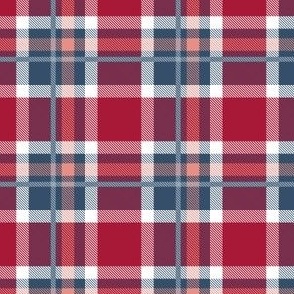 HotPink and Pale Blue Plaid V.03