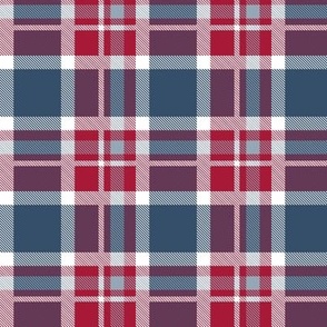 HotPink and Pale Blue Plaid V.05