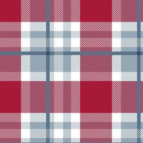 HotPink and Pale Blue Plaid V.07