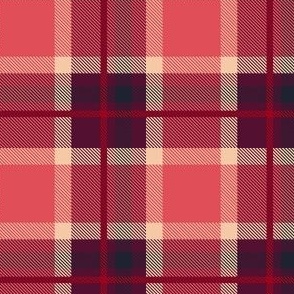 HotPink and Blue Plaid V.06