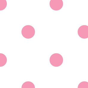 Bo Peep Pooka Dots Large Pink & White - Adult