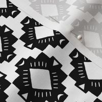 Black and White Mudcloth