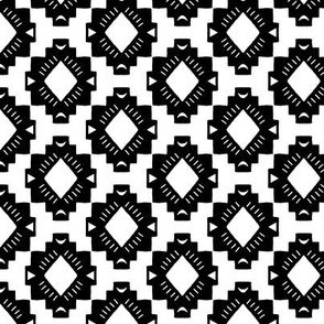 Black and White Mudcloth