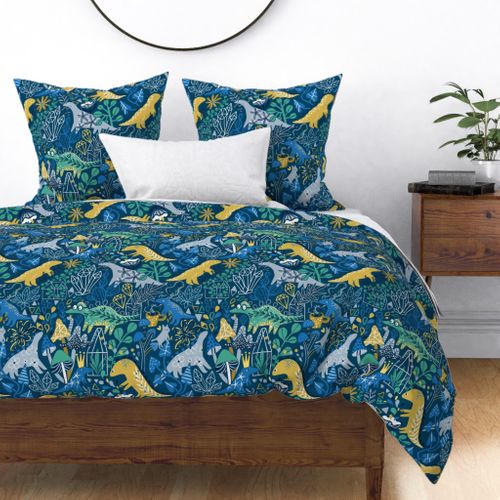 Summer with dinosaurs. - Spoonflower