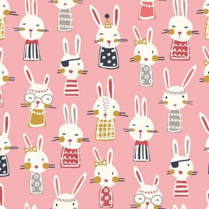 Bunnies in pink