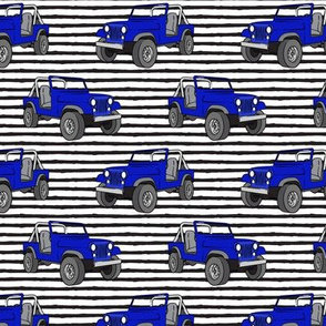 jeeps - royal blue on stripes