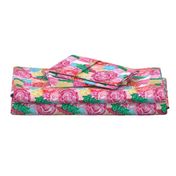 lilly print by yard hand painted floral