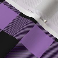 Buffalo Plaid (1.5”) Black + Purple