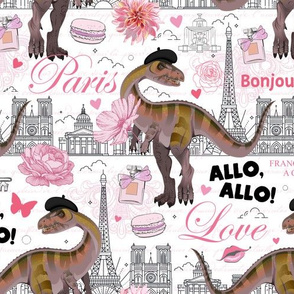 Allo, Allo! Allosaurus Says Hello In French