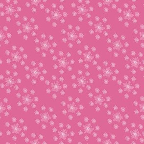 Pink and White Flower Scatter