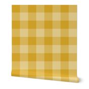 Jumbo Buffalo Plaid (3”) Golden Sun