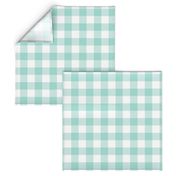 Buffalo Plaid (1.5”) Mint + White