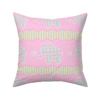 Baby Elephant Pastel Repeat