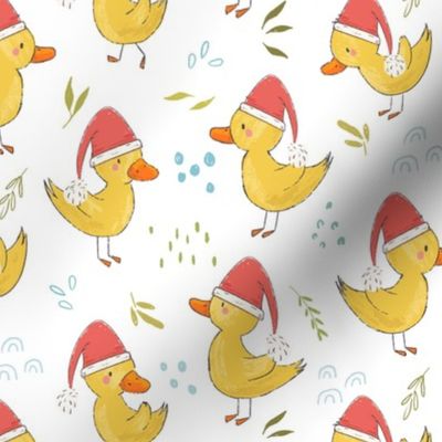 Christmas Ducklings - medium scale