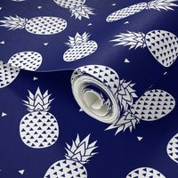 Pineapple - Navy background  small