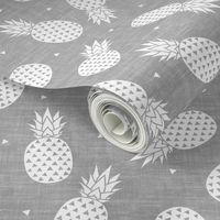 Pineapple White - Gray Texture small