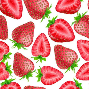 Red strawberries