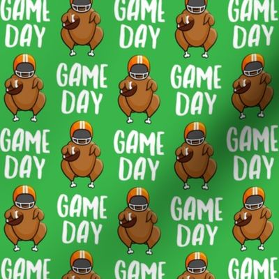 Game Day - green - Turkey with football - LAD19