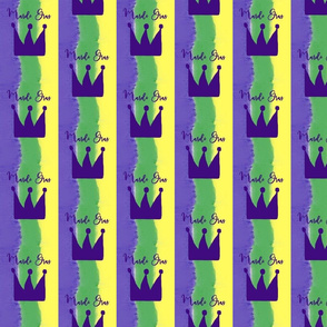 Mardi Gras Crowns - purple, green & yellow