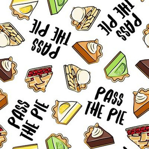 pass the pie - thanksgiving day desserts - pie slice - white - LAD19