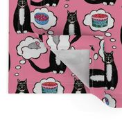  Catnip cats daydream //  Tuxedo cats on kitty krack ( catnip) ;) 