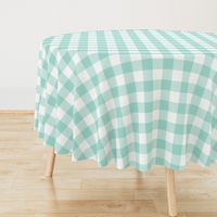 Buffalo Plaid (2”) Mint + White