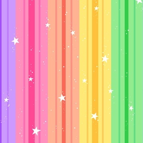 Stripes N' Stars in Rainbow 2X