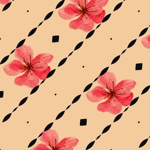 cherry blossom pattern