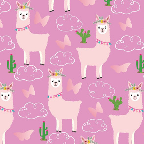 Llama_pink 