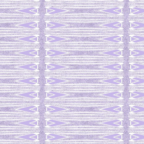 Spearhead Stripes in Pale Lilac Reverse  