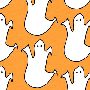 Ghost Spooky Cute//Halloween//Orange