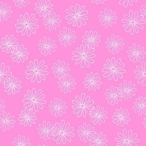 Daisies on Pink