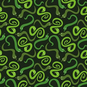 green snakes by rysunki_malunki