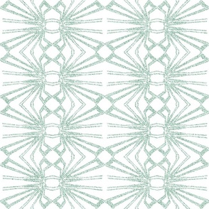 Spider Web Lace Reversed in Pastel Green 
