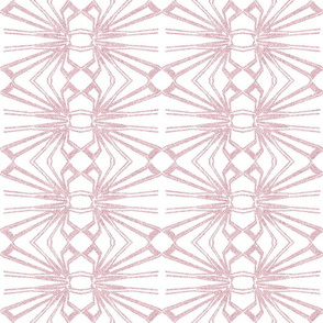 Spider Web Lace Reversed in Powder Pink 
