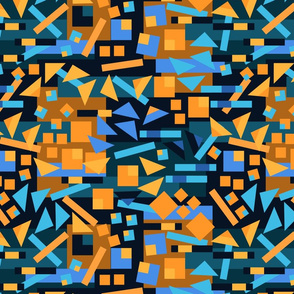 Blocks of colour geometric