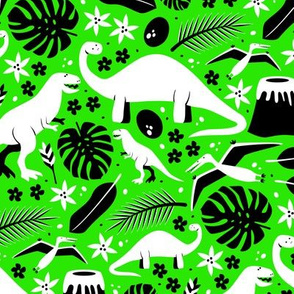Dino-roar! (Green and white)